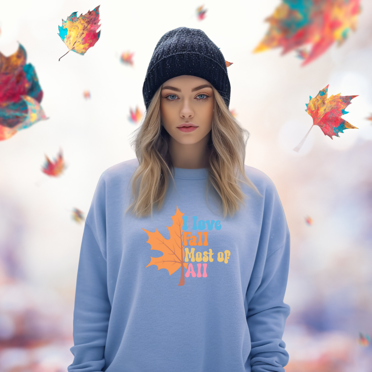 I Love Fall Crewneck Sweatshirt