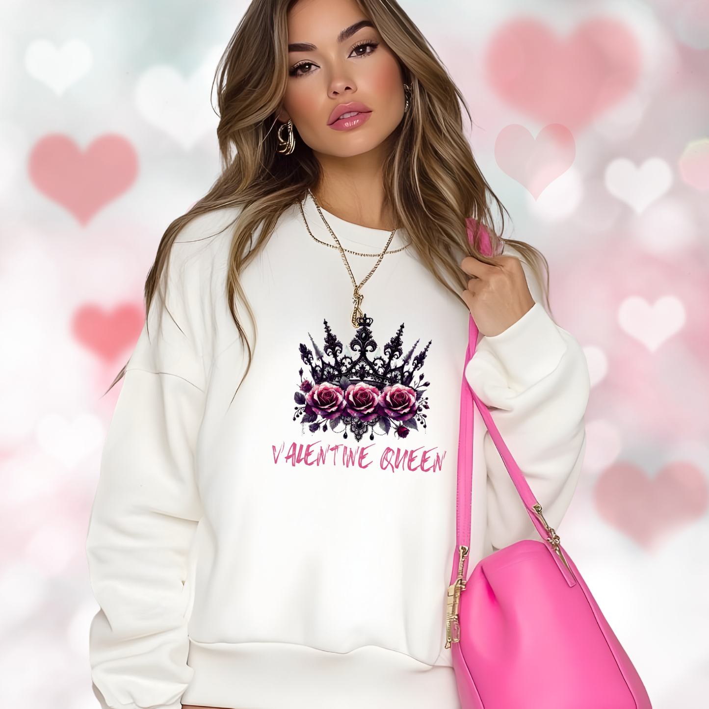 Valentine Queen Crewneck Sweatshirt