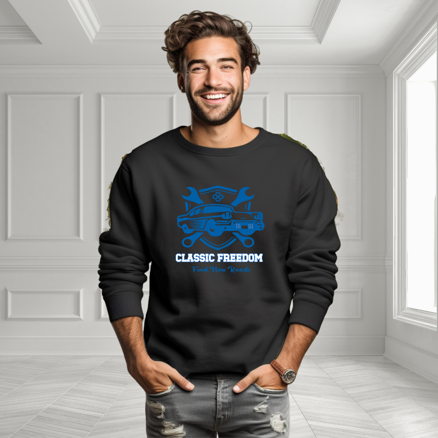 Classic Freedom Crewneck Sweatshirt