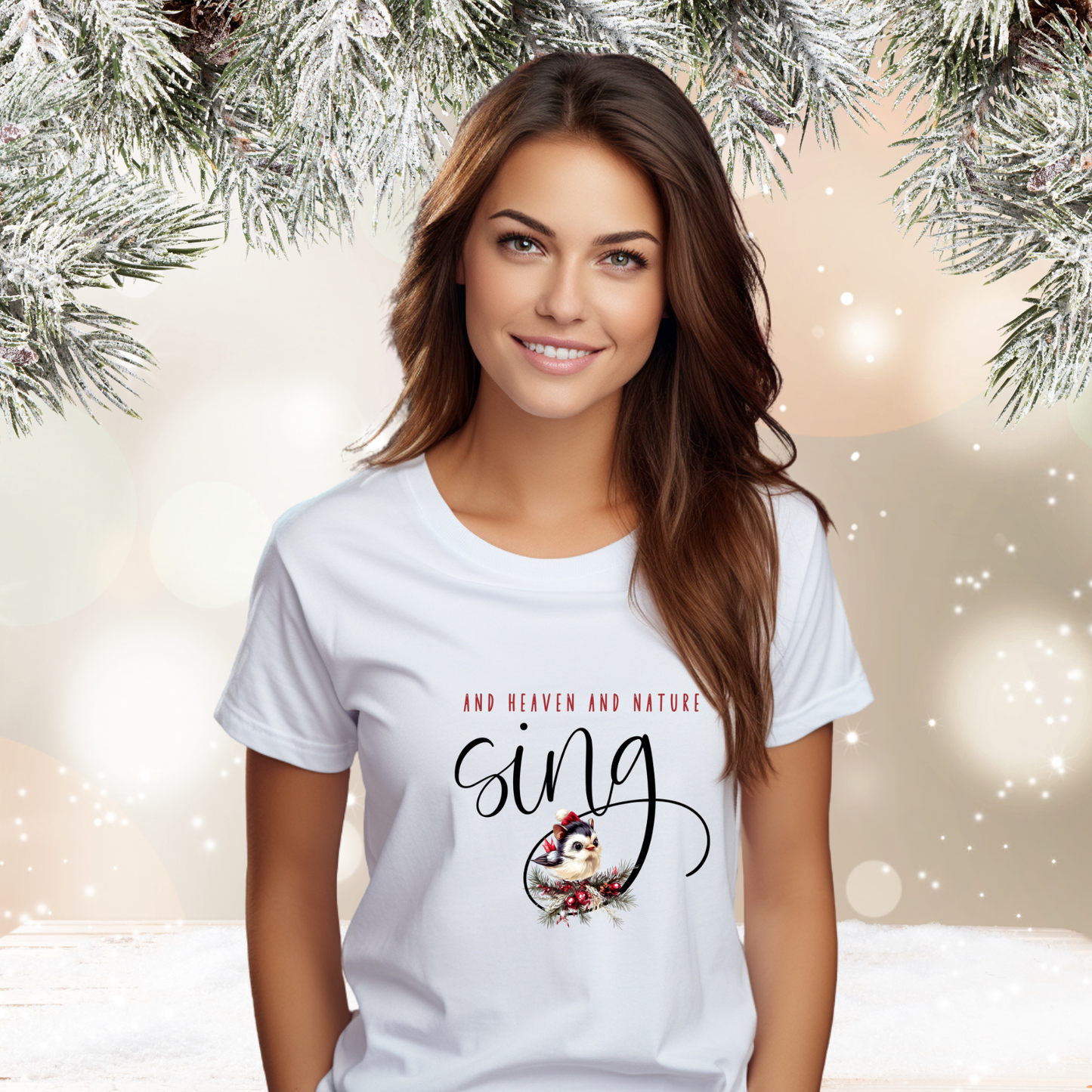 And Heaven And Nature Sing T‑Shirt