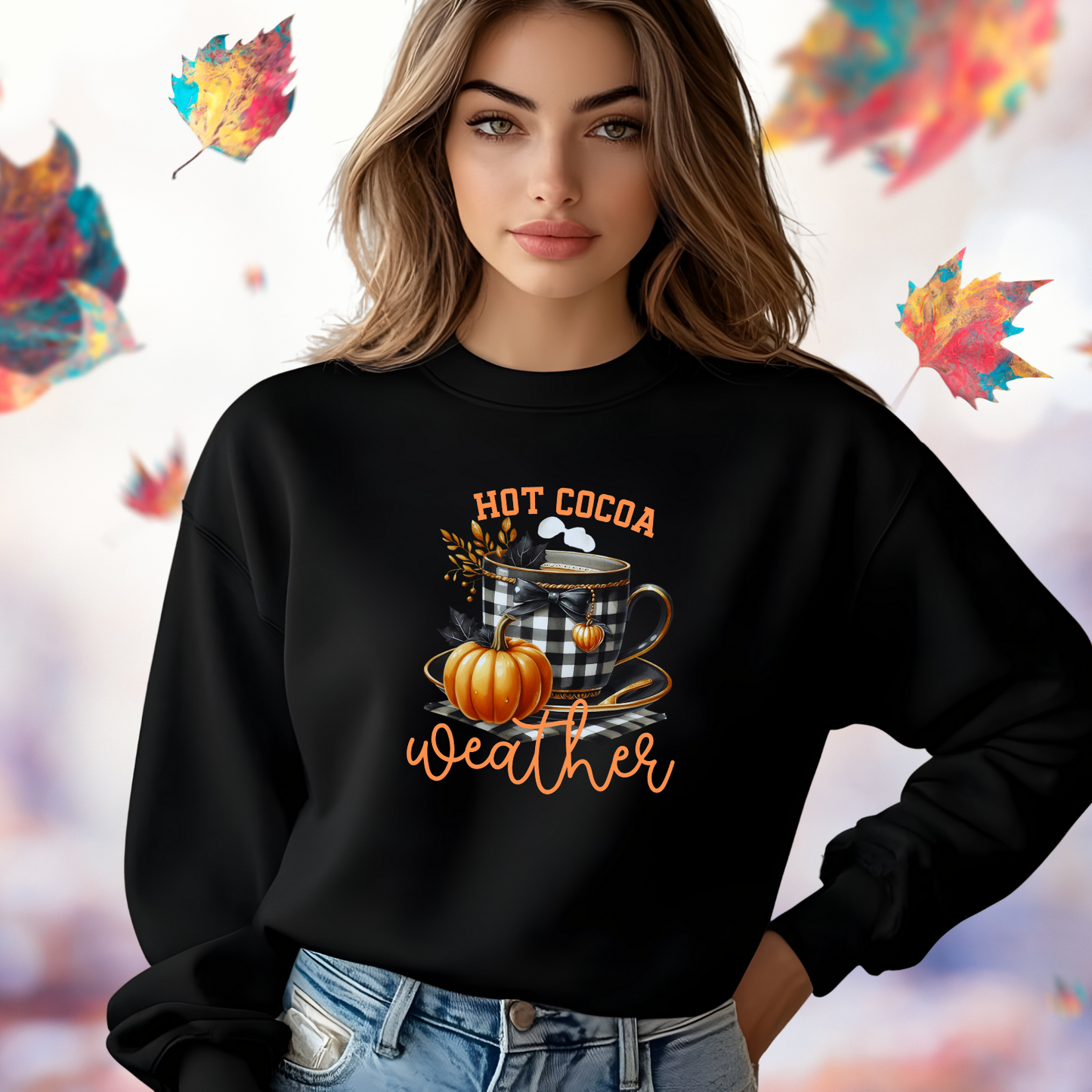 Hot Cocoa Weather Crewneck Sweatshirt