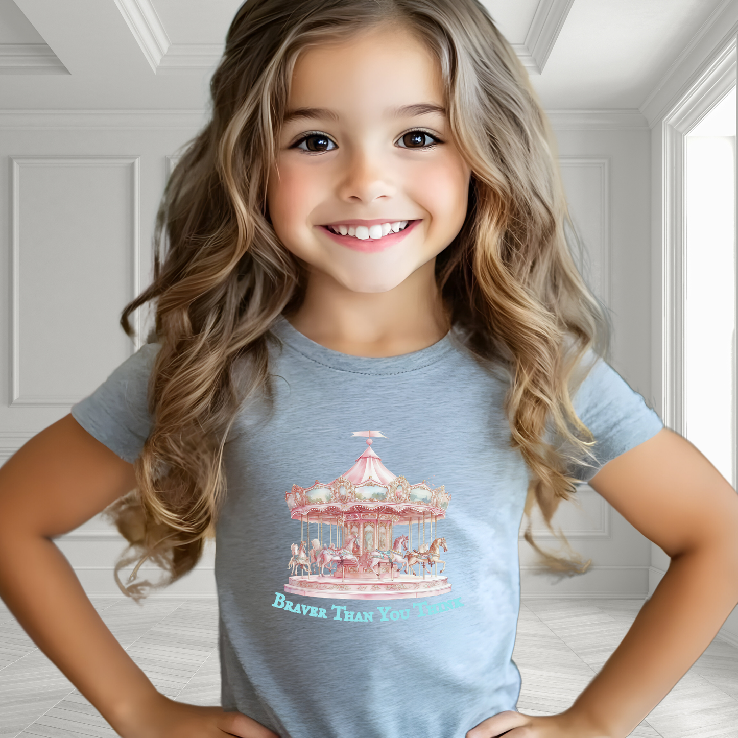 Braver Than You Think Kid's T-Shirt