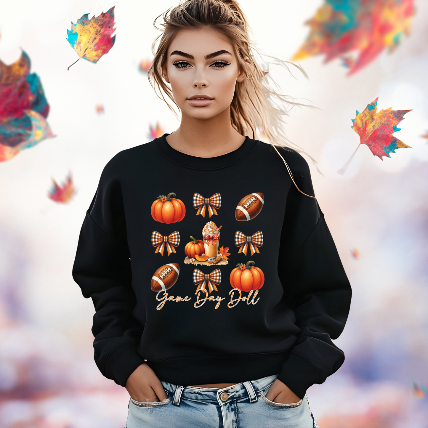 Game Day Doll Crewneck Sweatshirt