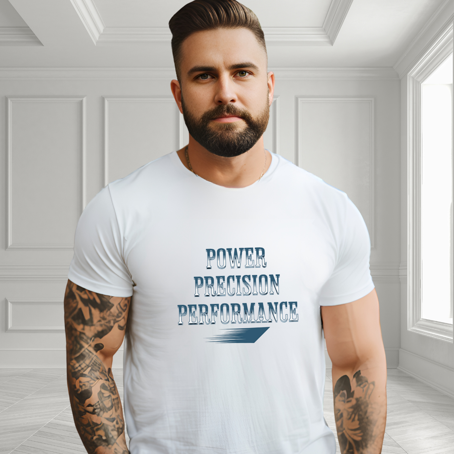 Power, Precision, Performance T‑Shirt