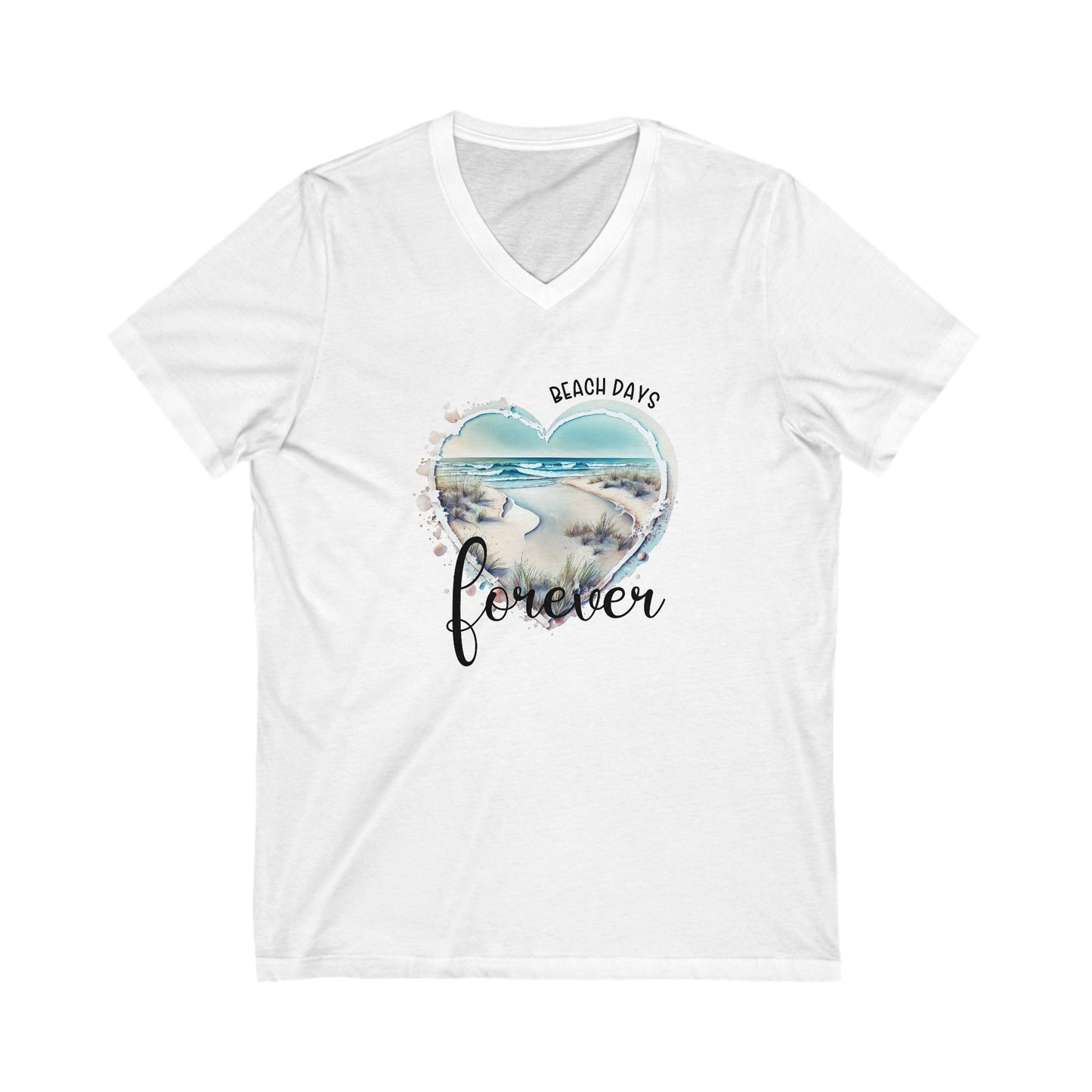 Beach Days Forever V-Neck Tee