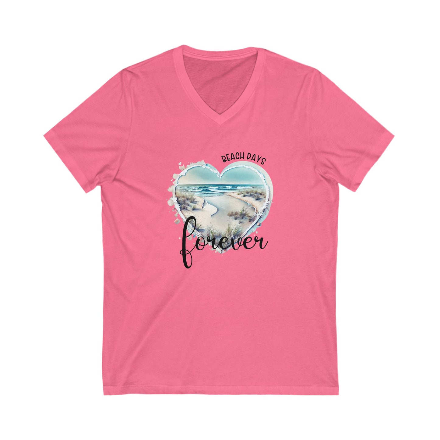 Beach Days Forever V-Neck Tee