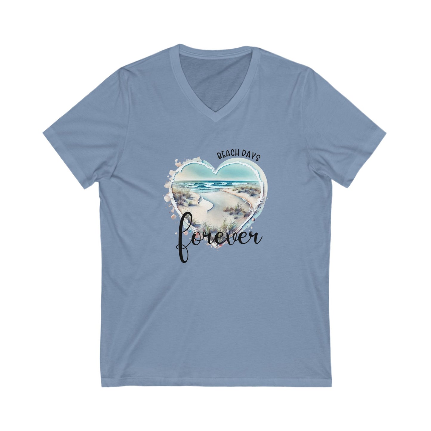 Beach Days Forever V-Neck Tee