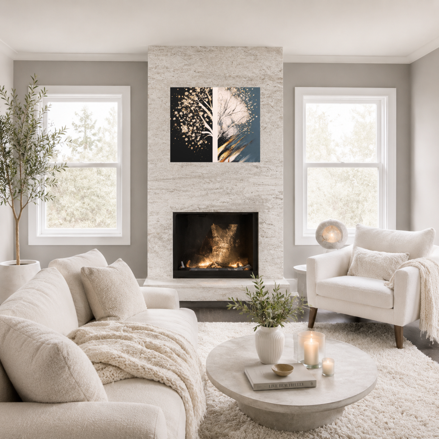 Rooted In Grace Canvas Wall Art