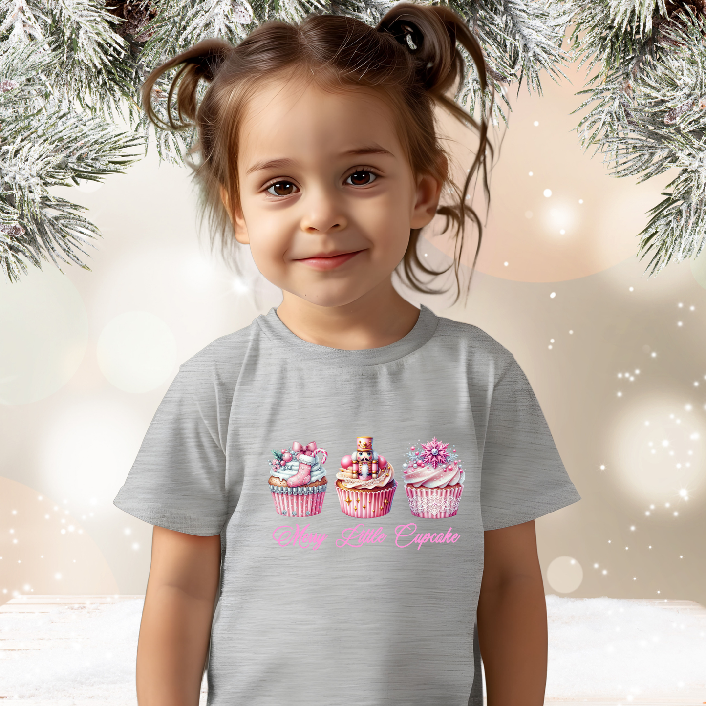 Merry Little Cupcake Toddler T-Shirt