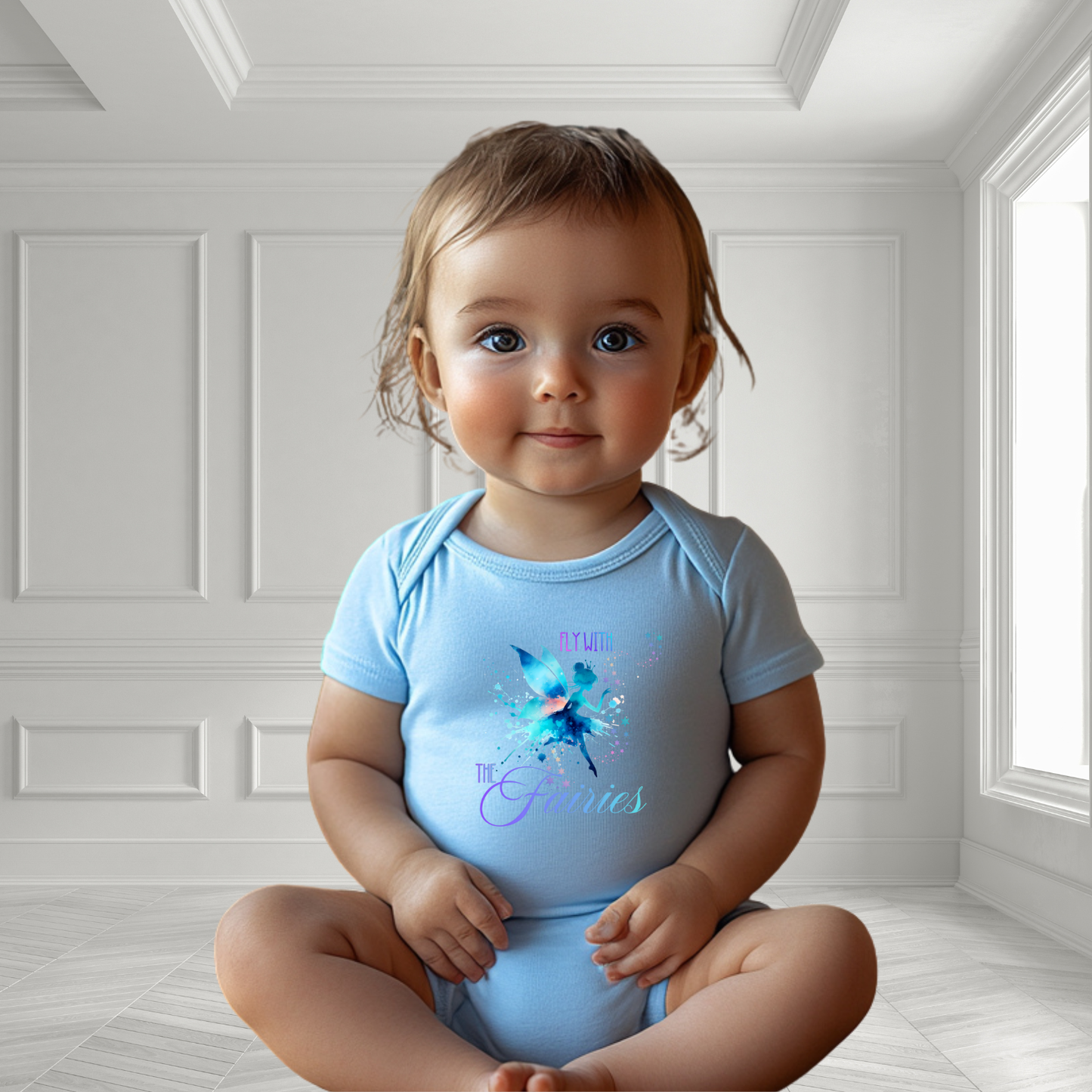 Fly With The Fairies Infant Short Sleeve Onesie