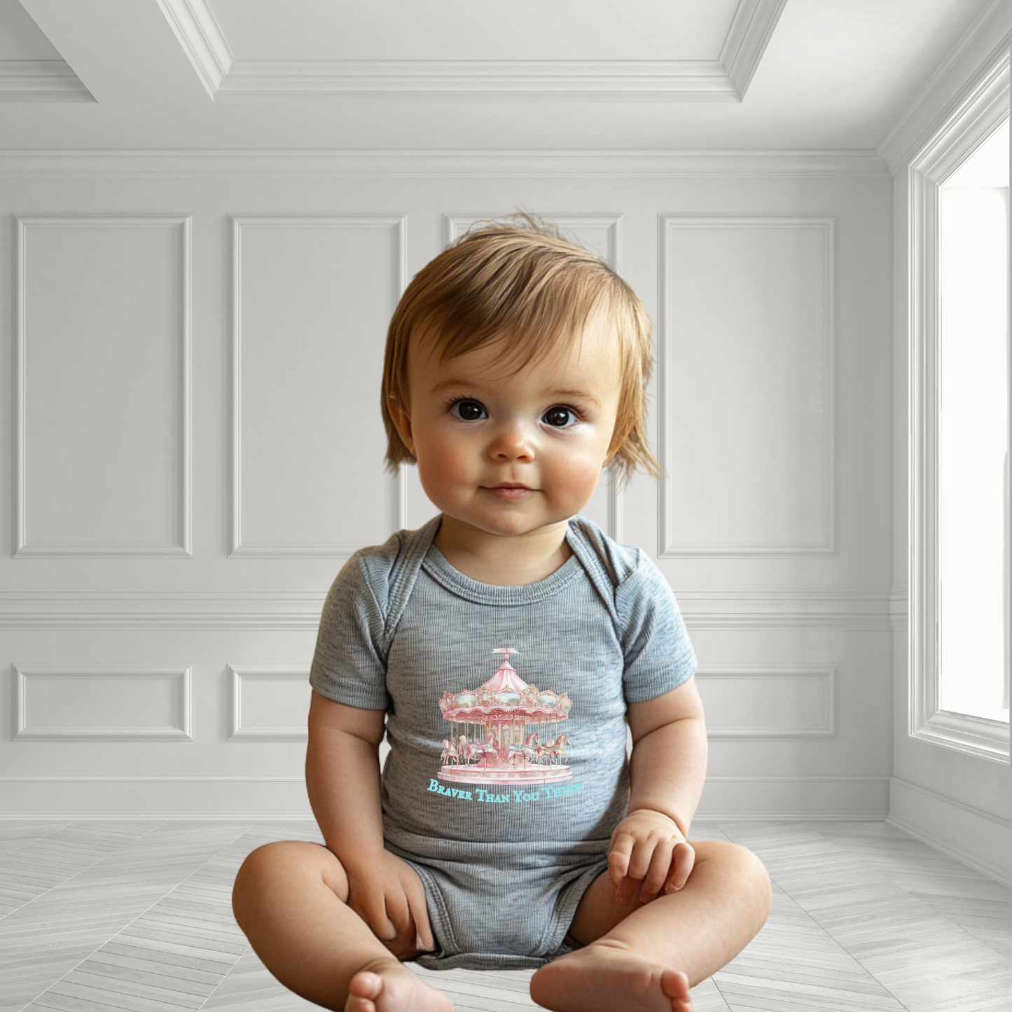 Braver Than You Think Infant Short Sleeve Onesie