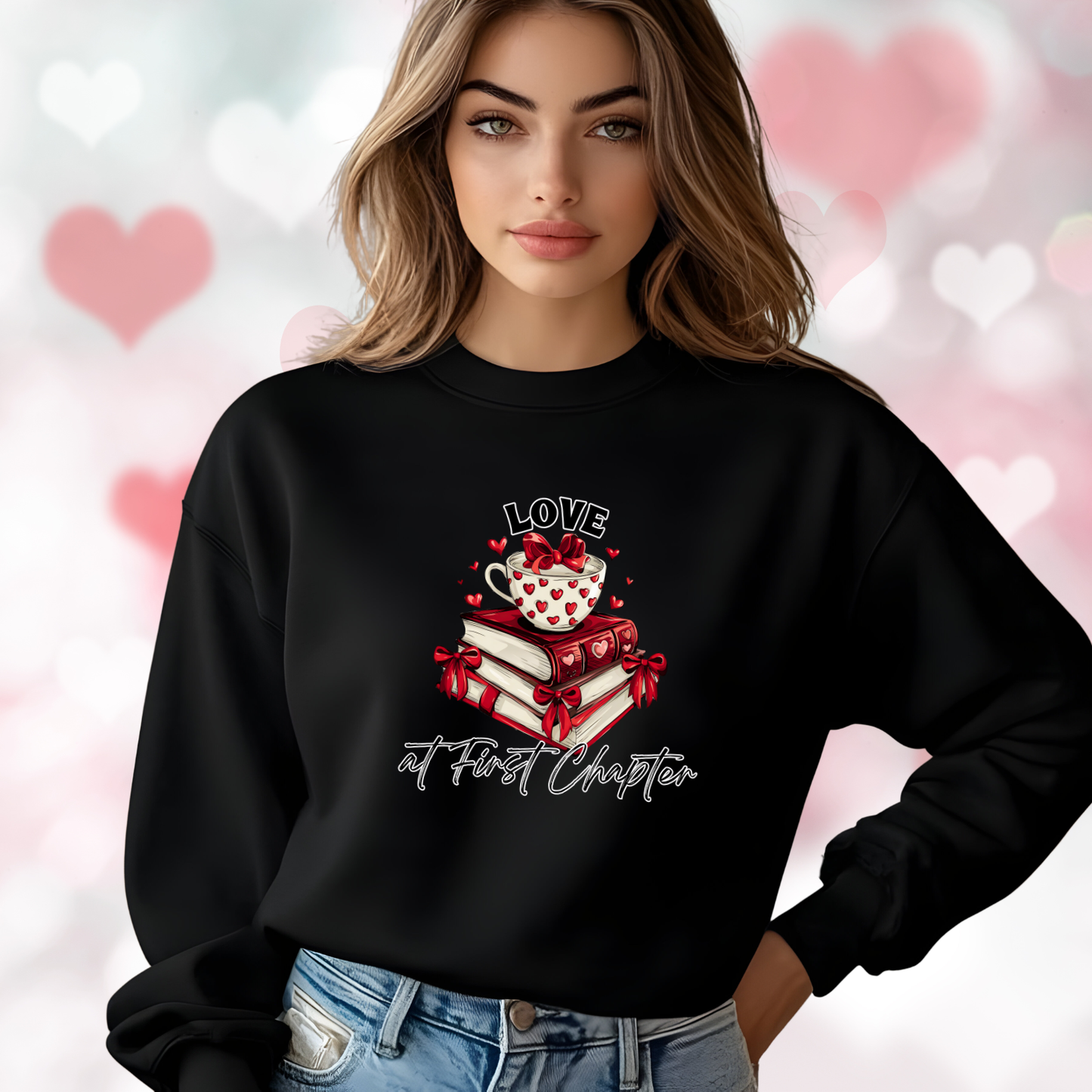Love At First Chapter Crewneck Sweatshirt