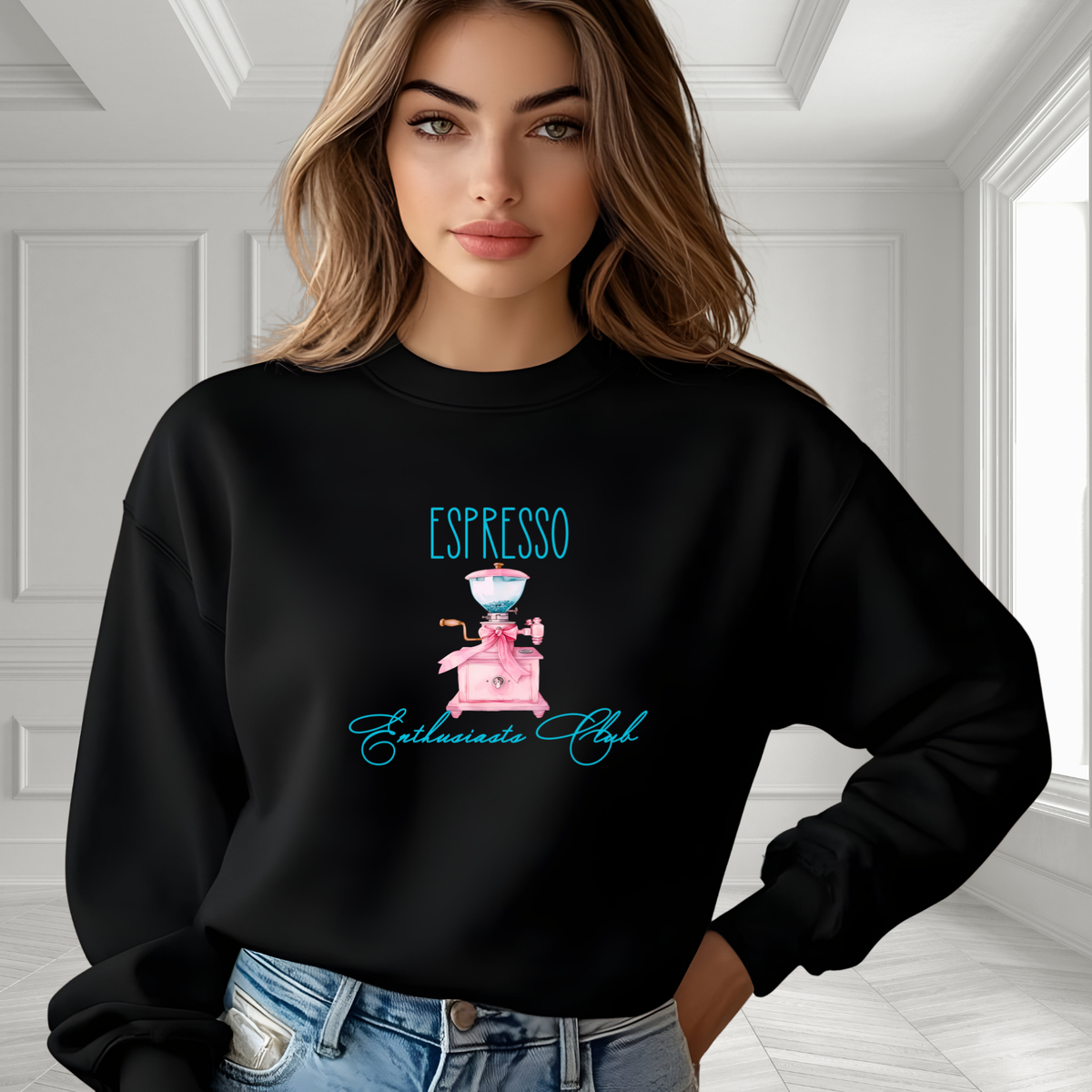 Espresso Enthusiasts Club Crewneck Sweatshirt