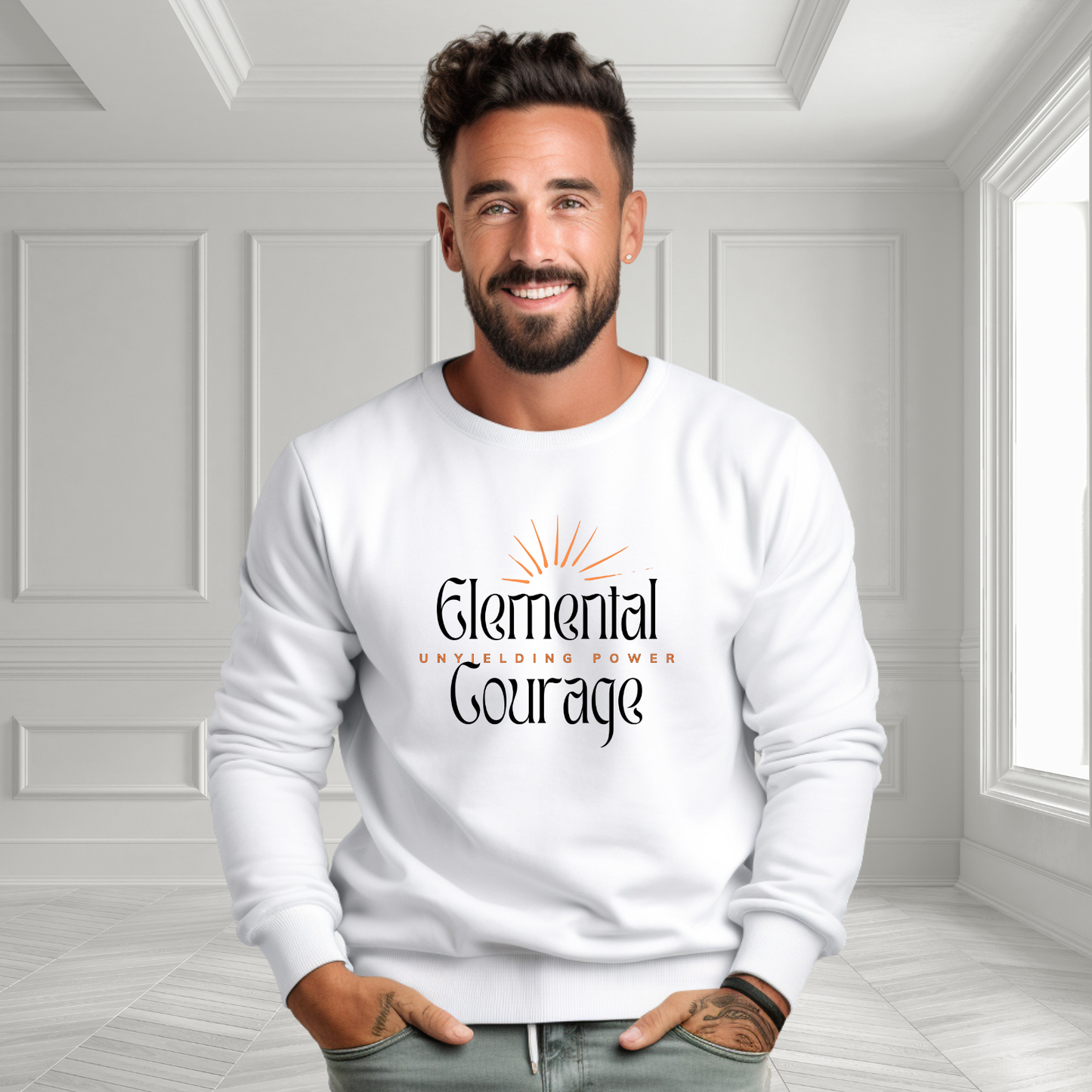 Elemental Courage Crewneck Sweatshirt