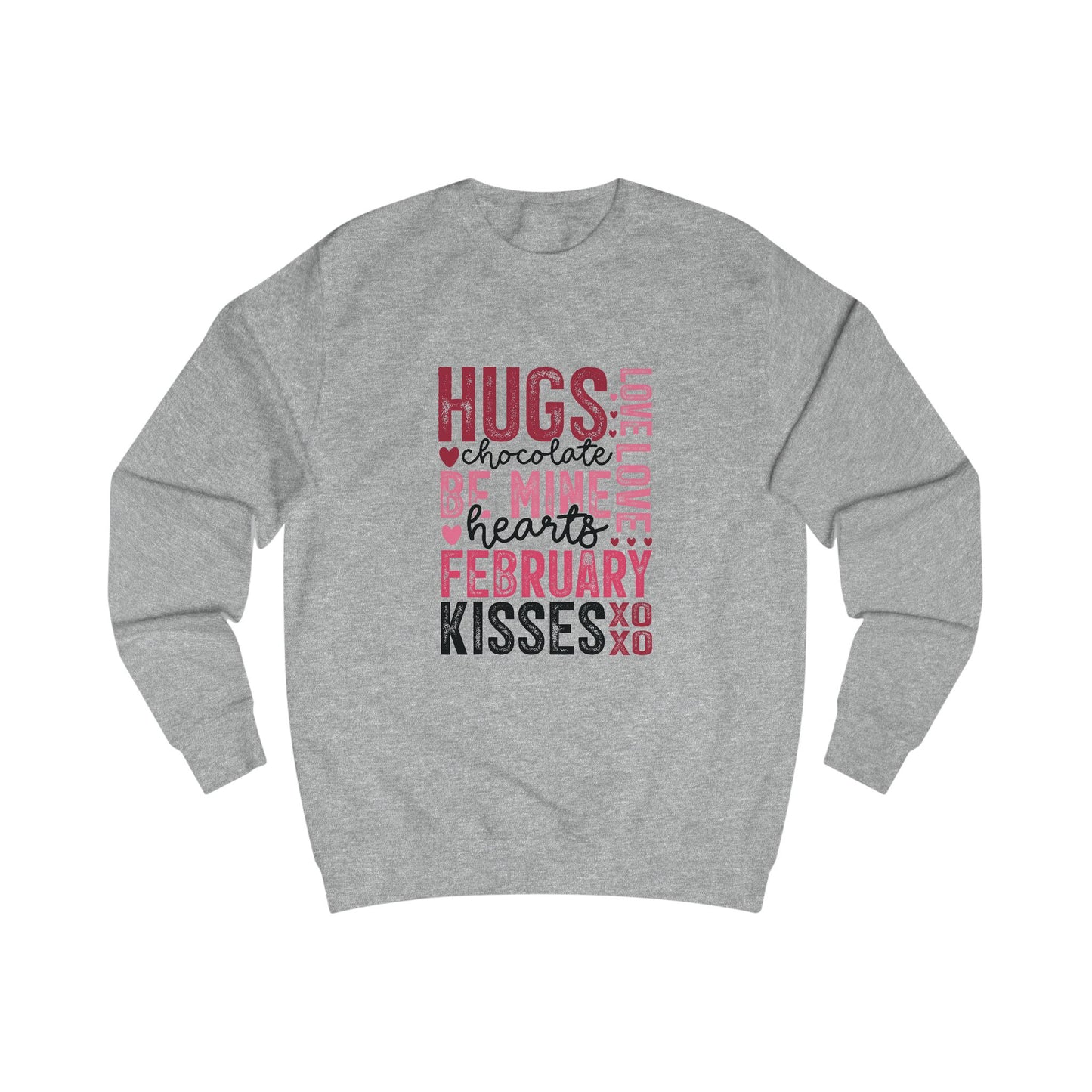 Valentine Typography Crewneck Sweatshirt
