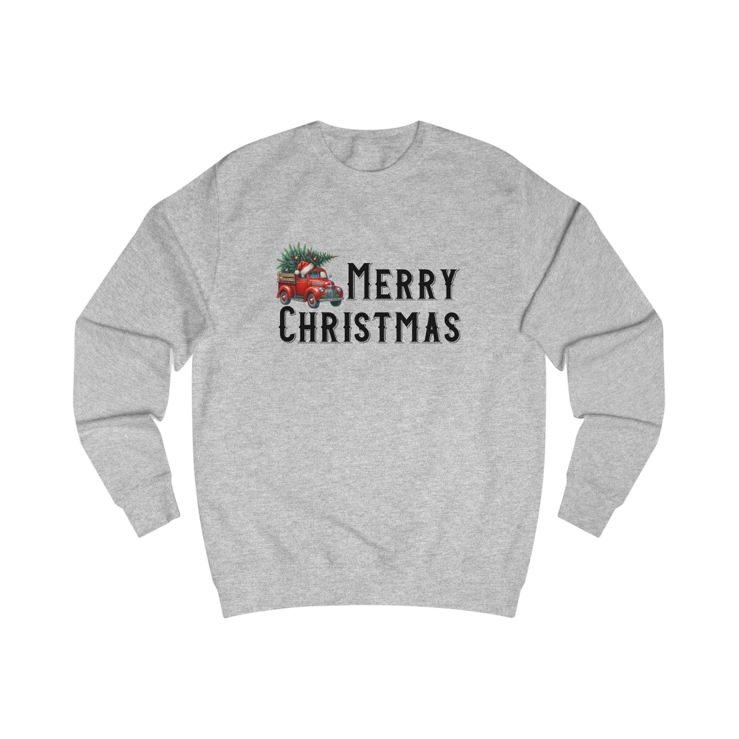 Merry Christmas Vintage Truck Crewneck Sweatshirt
