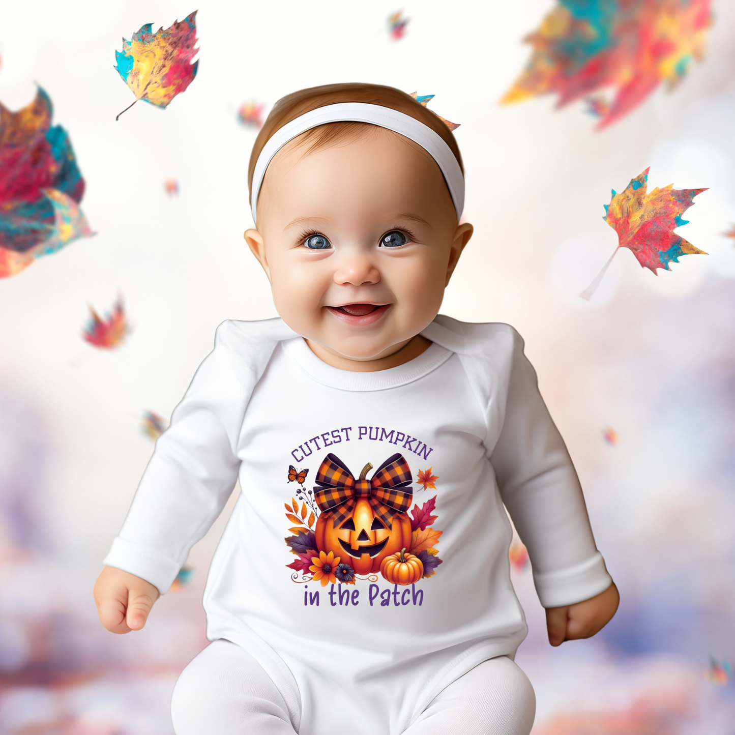 Cutest Pumpkin In The Patch Infant Long Sleeve Onesie