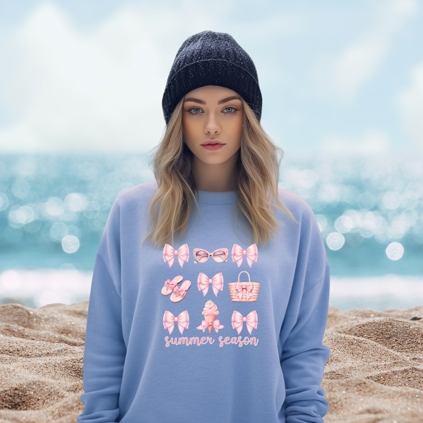 Summer Season Crewneck Sweatshirt