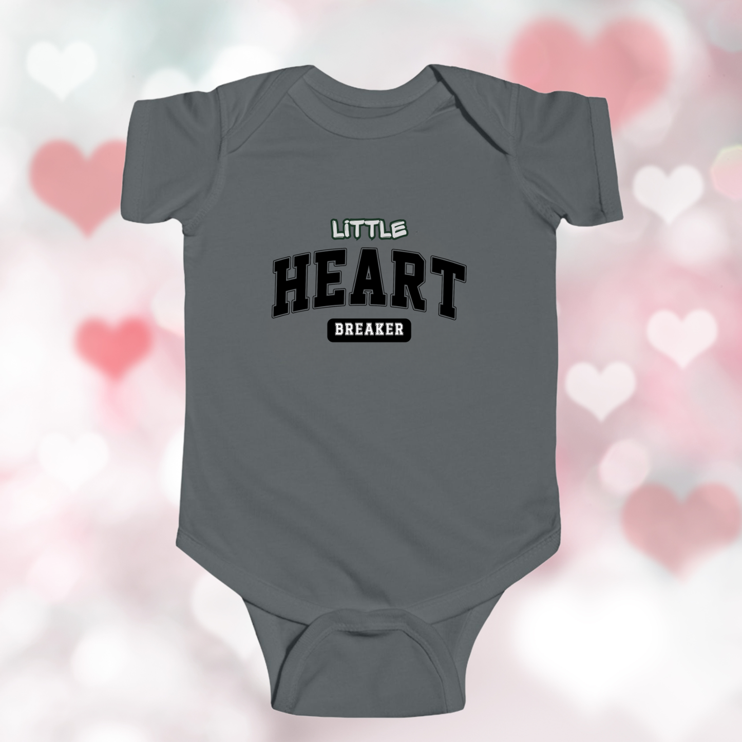 Little Heart Breaker Infant Short Sleeve Onesie