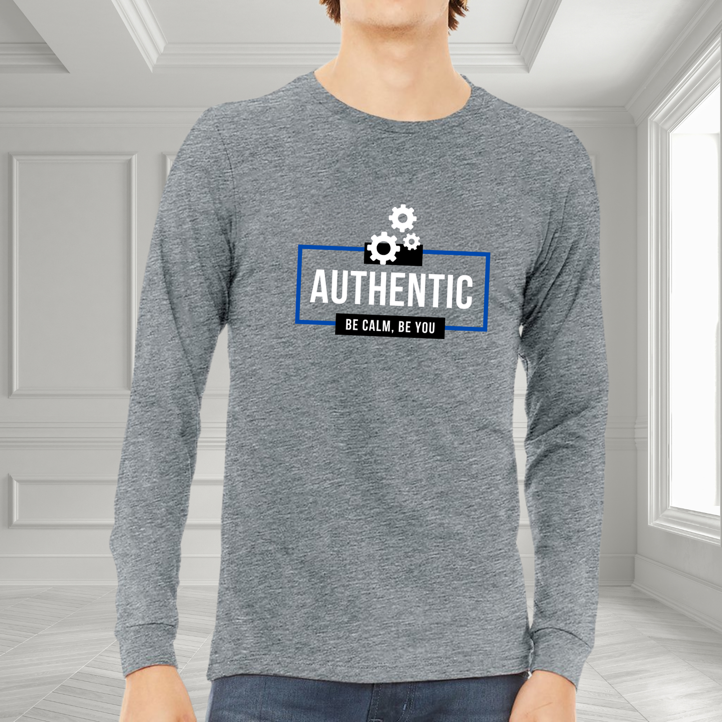Authentic Be Calm, Be You Long Sleeve Tee
