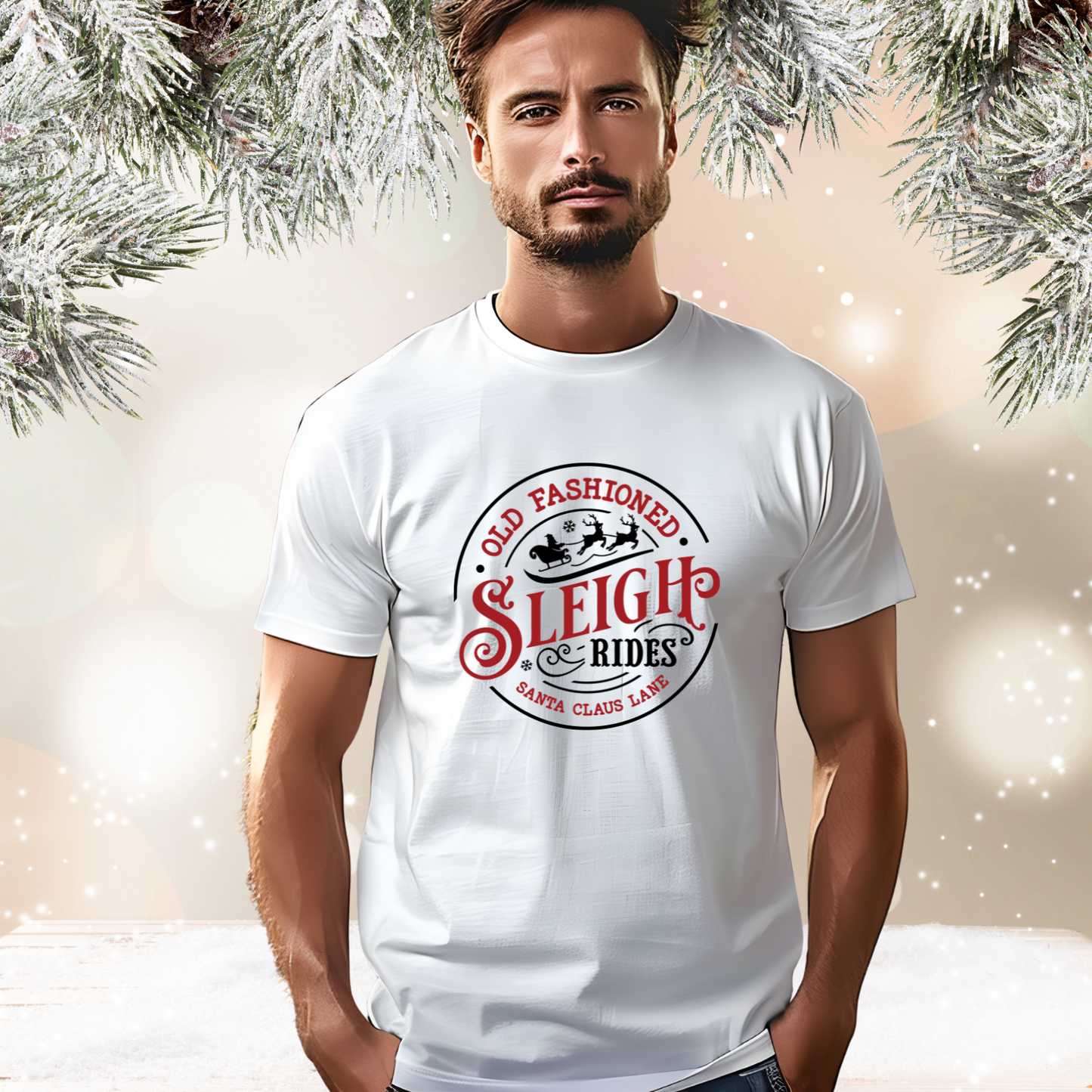 Old Fashioned Sleigh Rides T‑Shirt