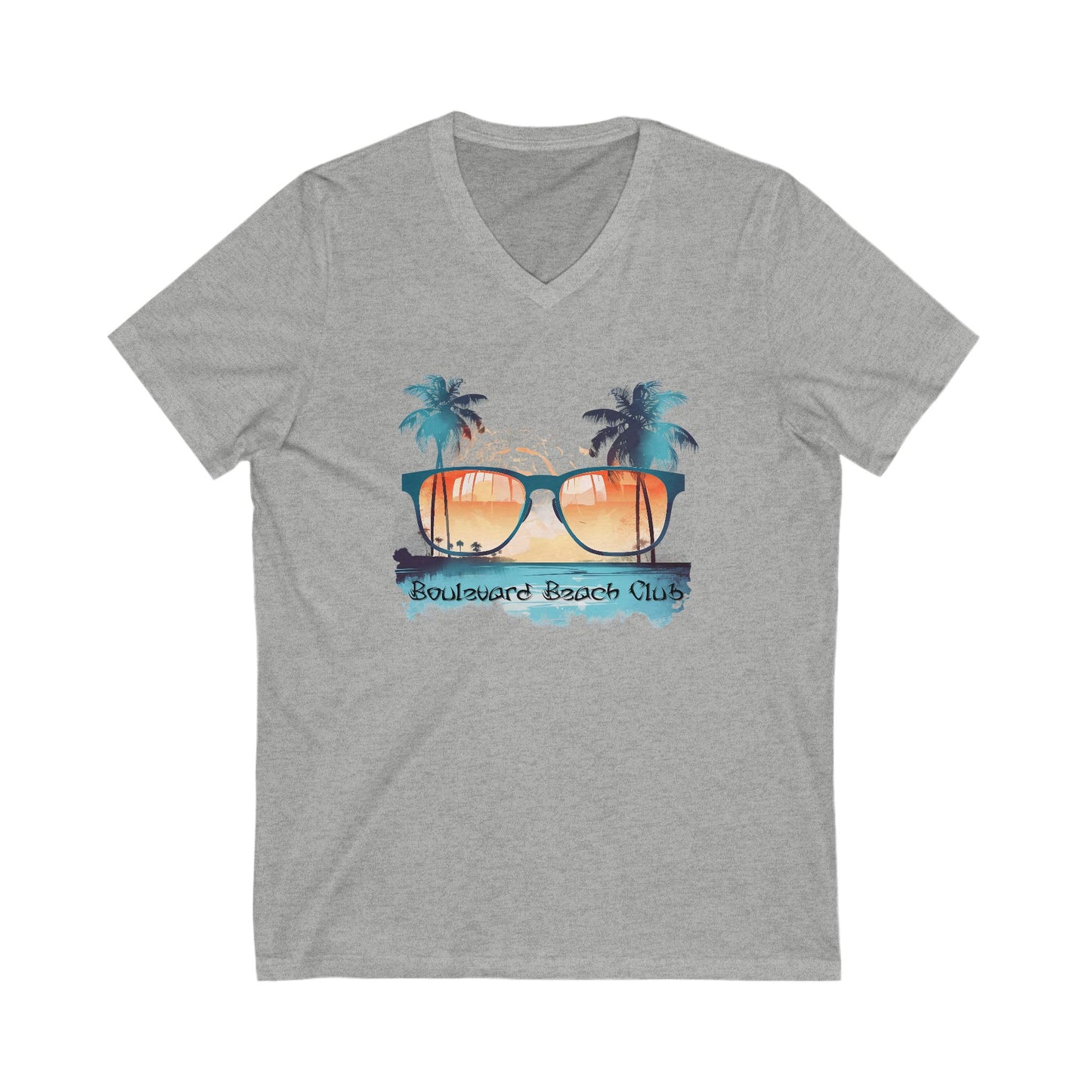 Boulevard Beach Club V-Neck Tee