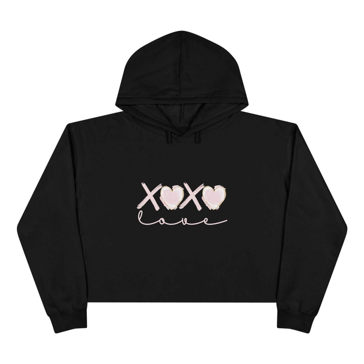 XO Love Crop Hoodie