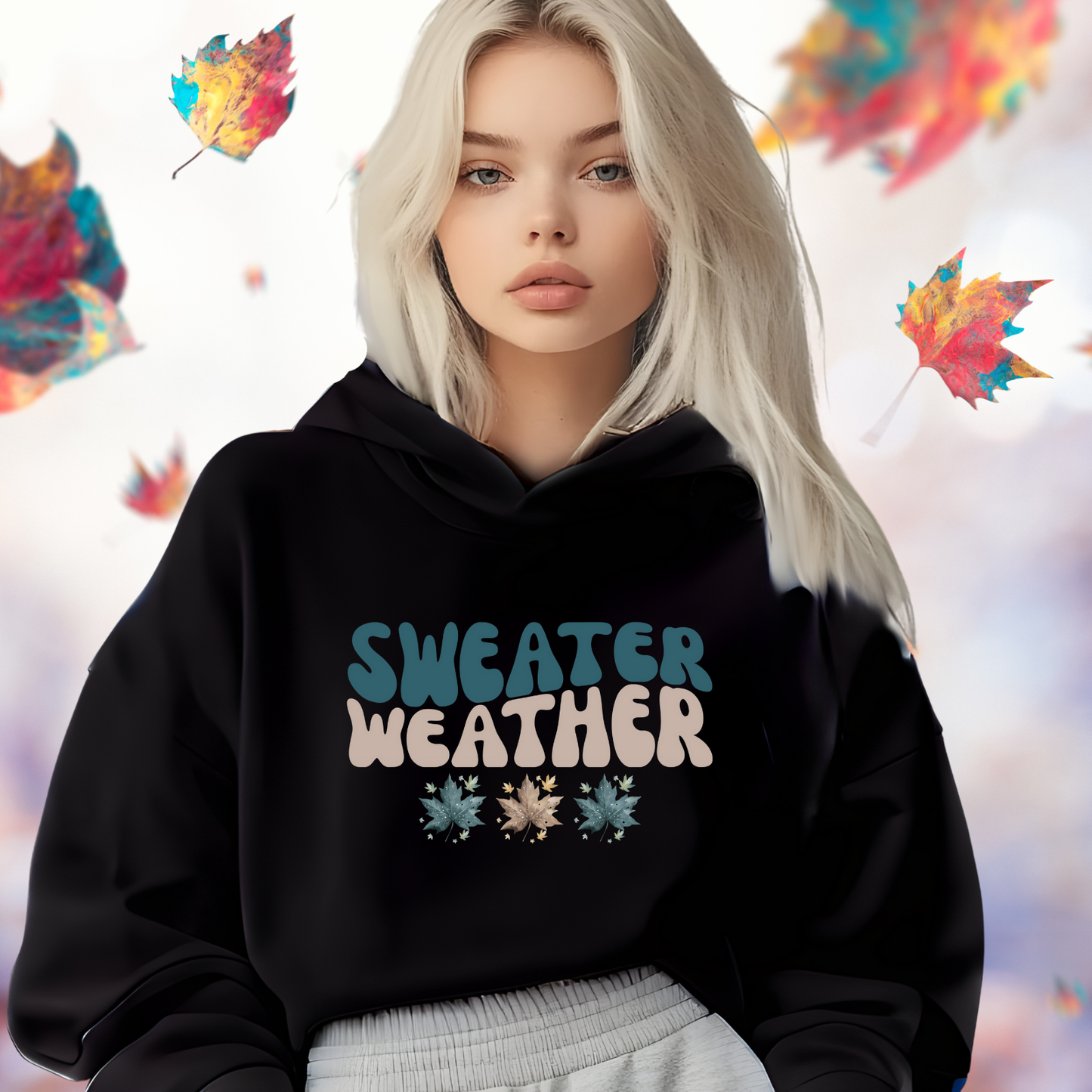 Sweater Weather Crop Hoodie