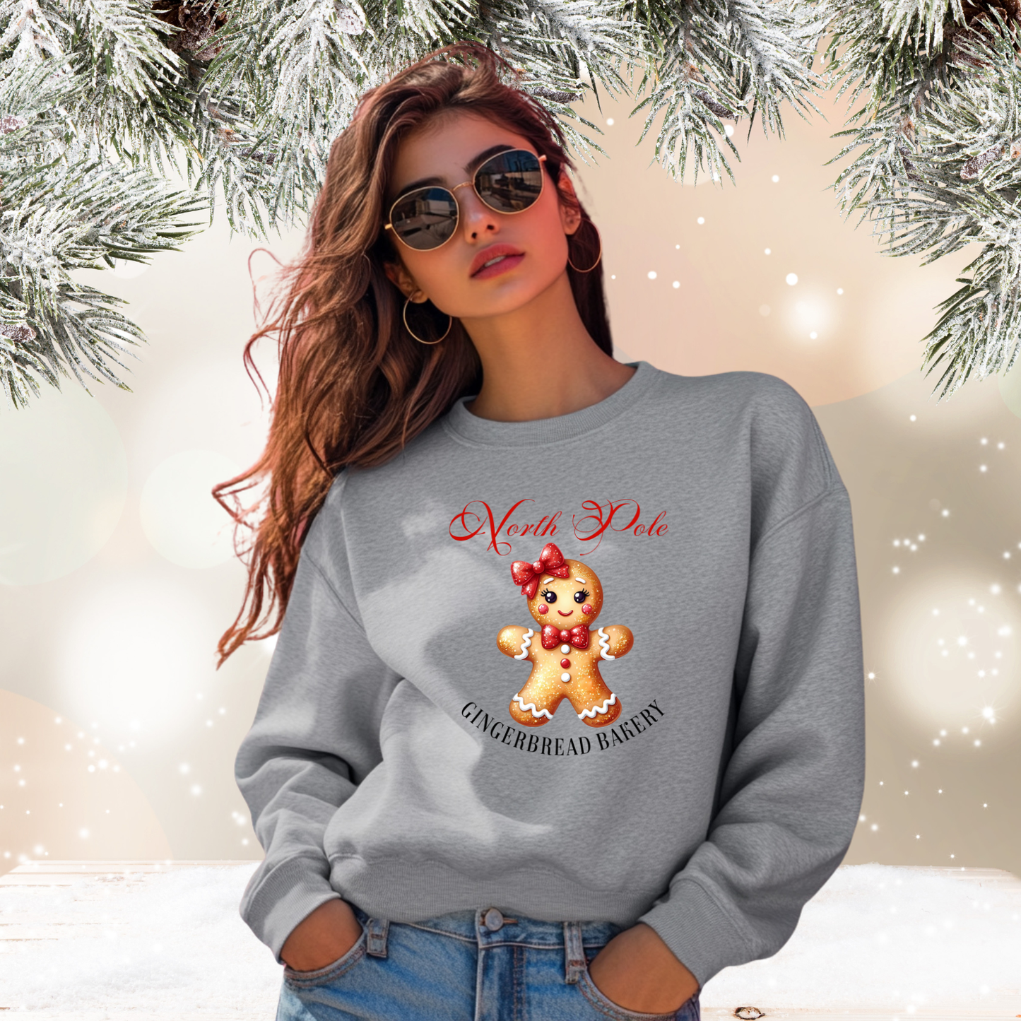 Gingerbread Bakery Crewneck Sweatshirt