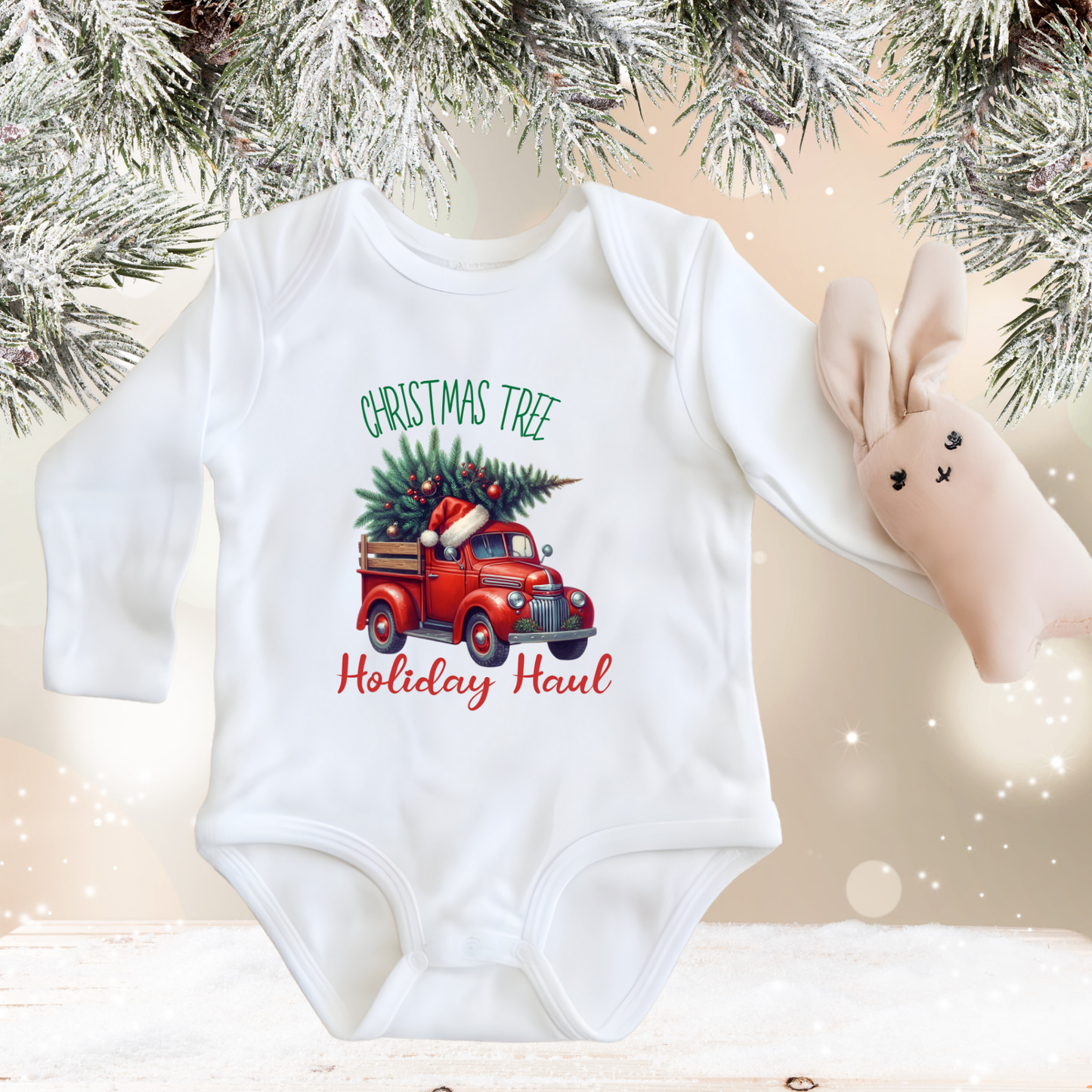 Holiday Haul Infant Long Sleeve Onesie