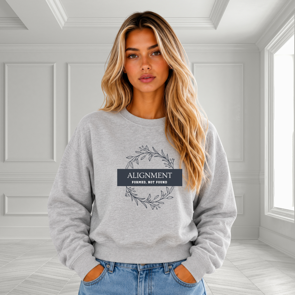 Alignment -Formed, Not Found Crewneck Sweatshirt