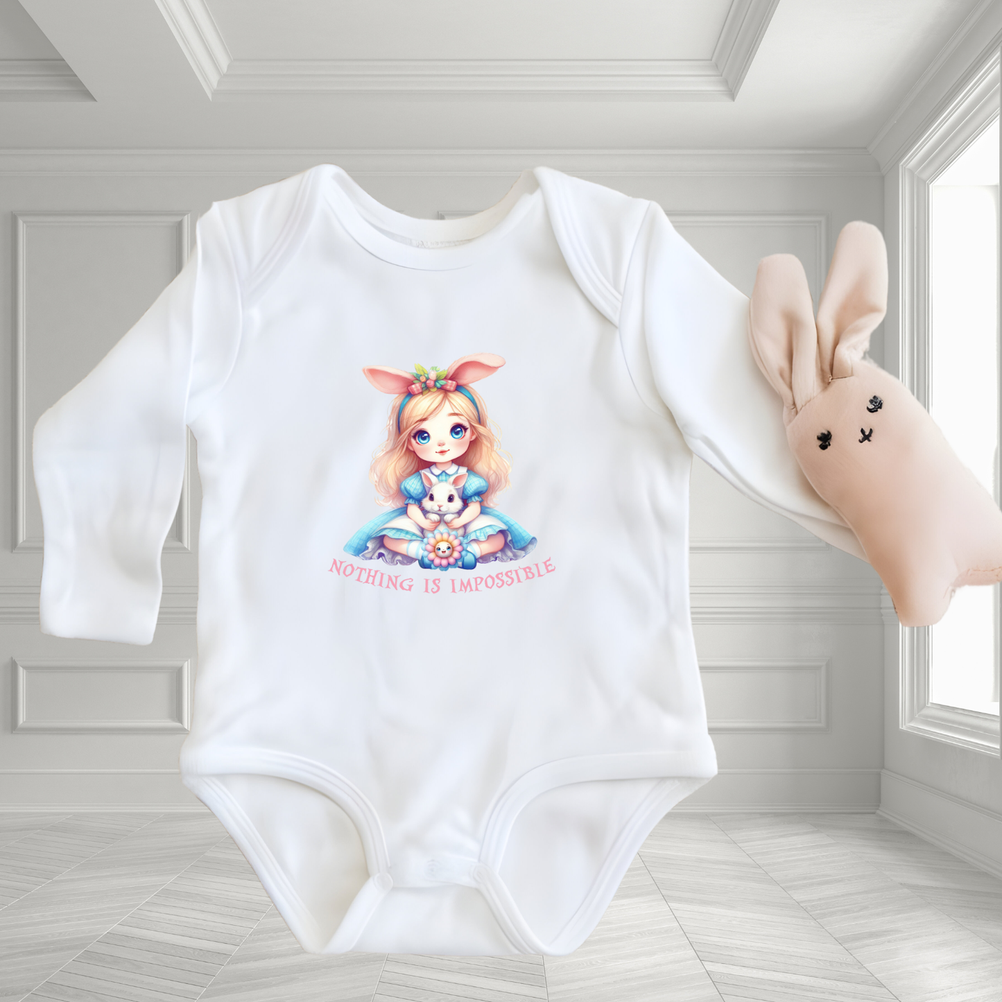 Nothing Is Impossible Infant Long Sleeve Onesie