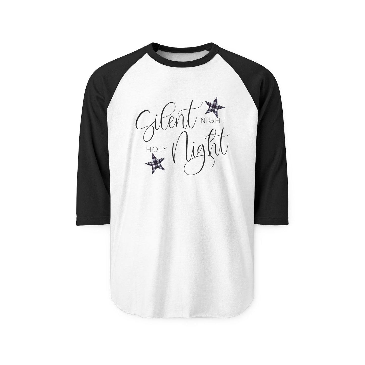 Silent Night, Holy Night Baseball Tee