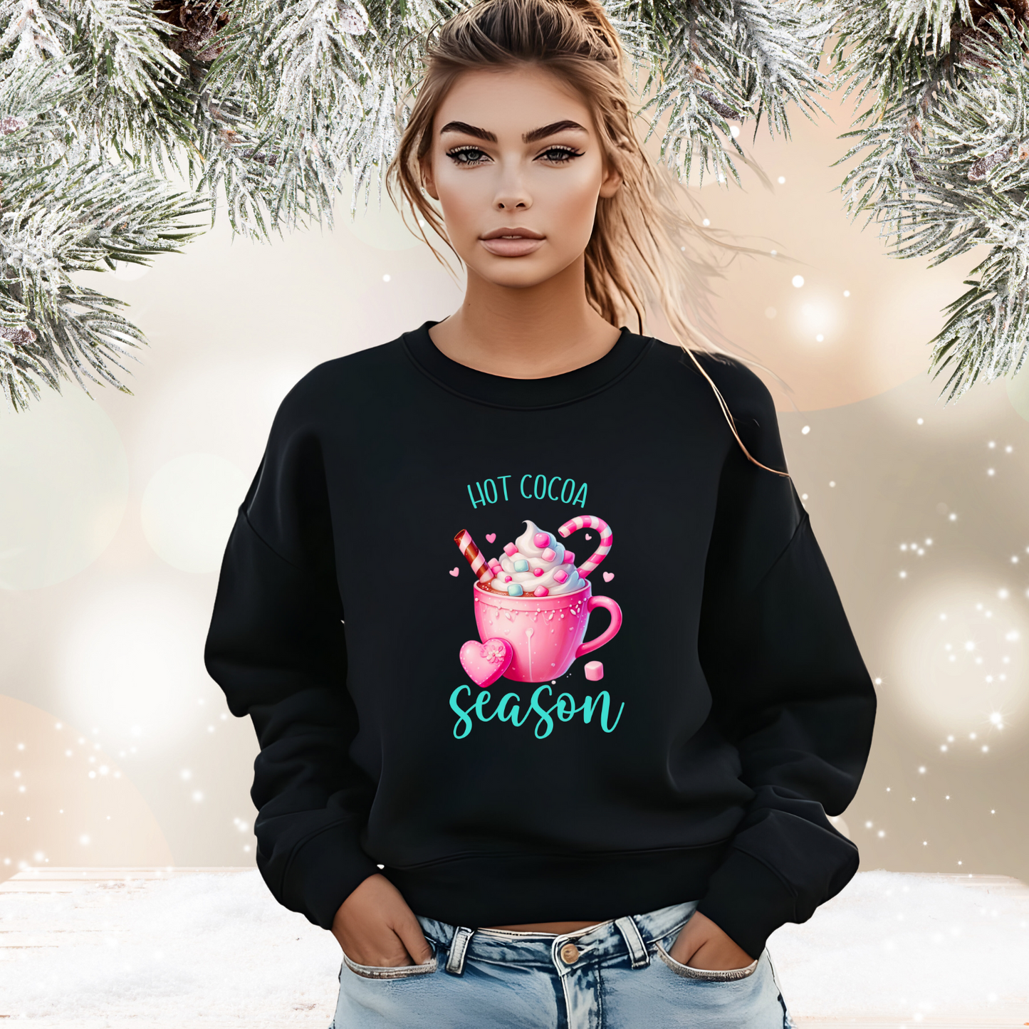 Hot Cocoa Season Crewneck Sweatshirt