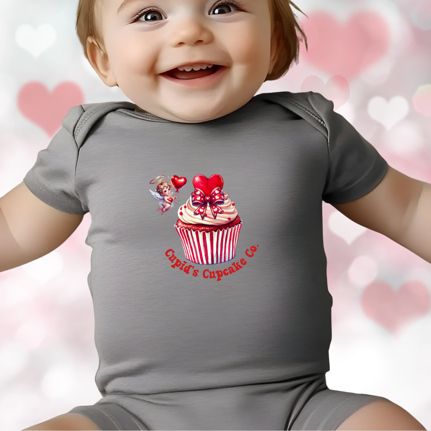 Cupid’s Cupcake Co. Infant Short Sleeve Onesie