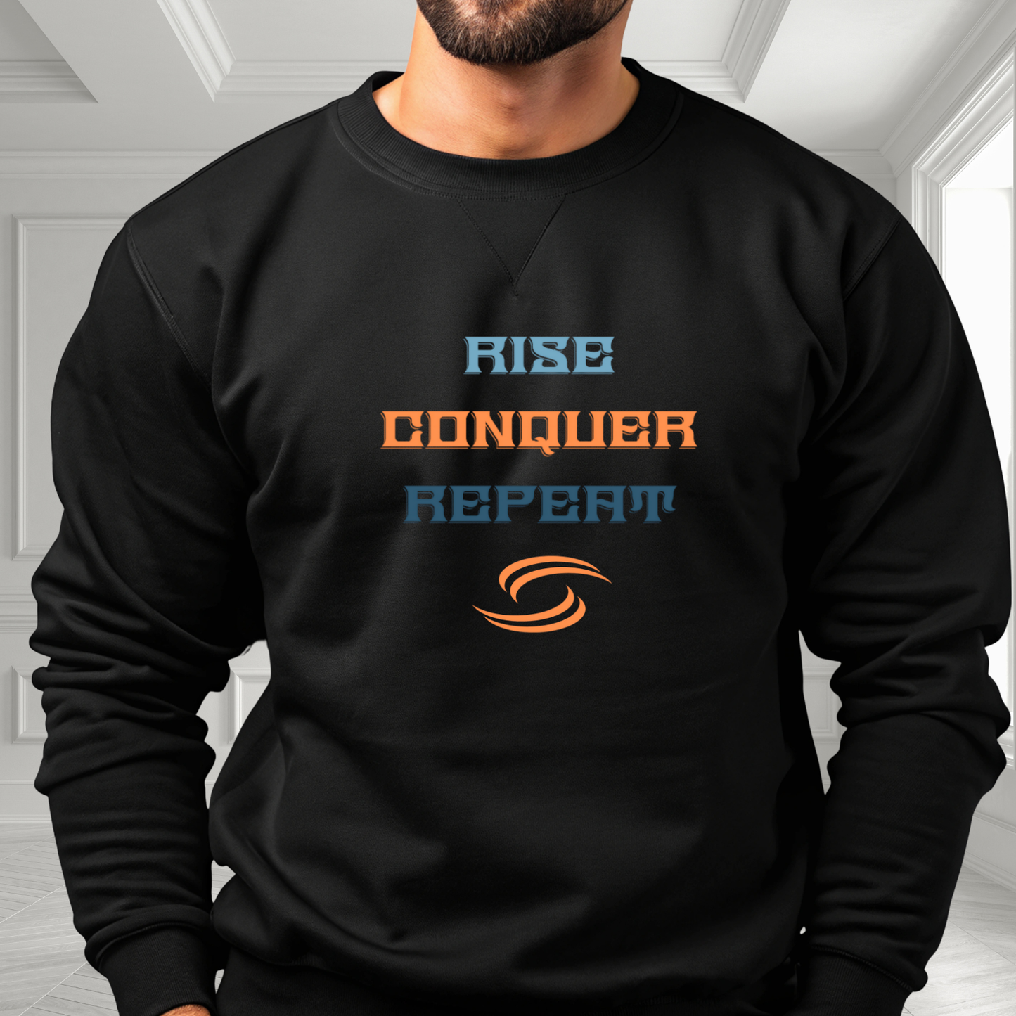 Rise, Conquer, Repeat Crewneck Sweatshirt