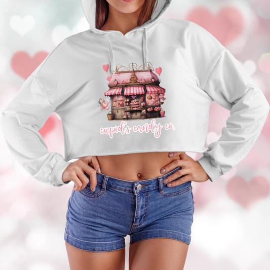 Cupid’s Candy Co. Crop Hoodie
