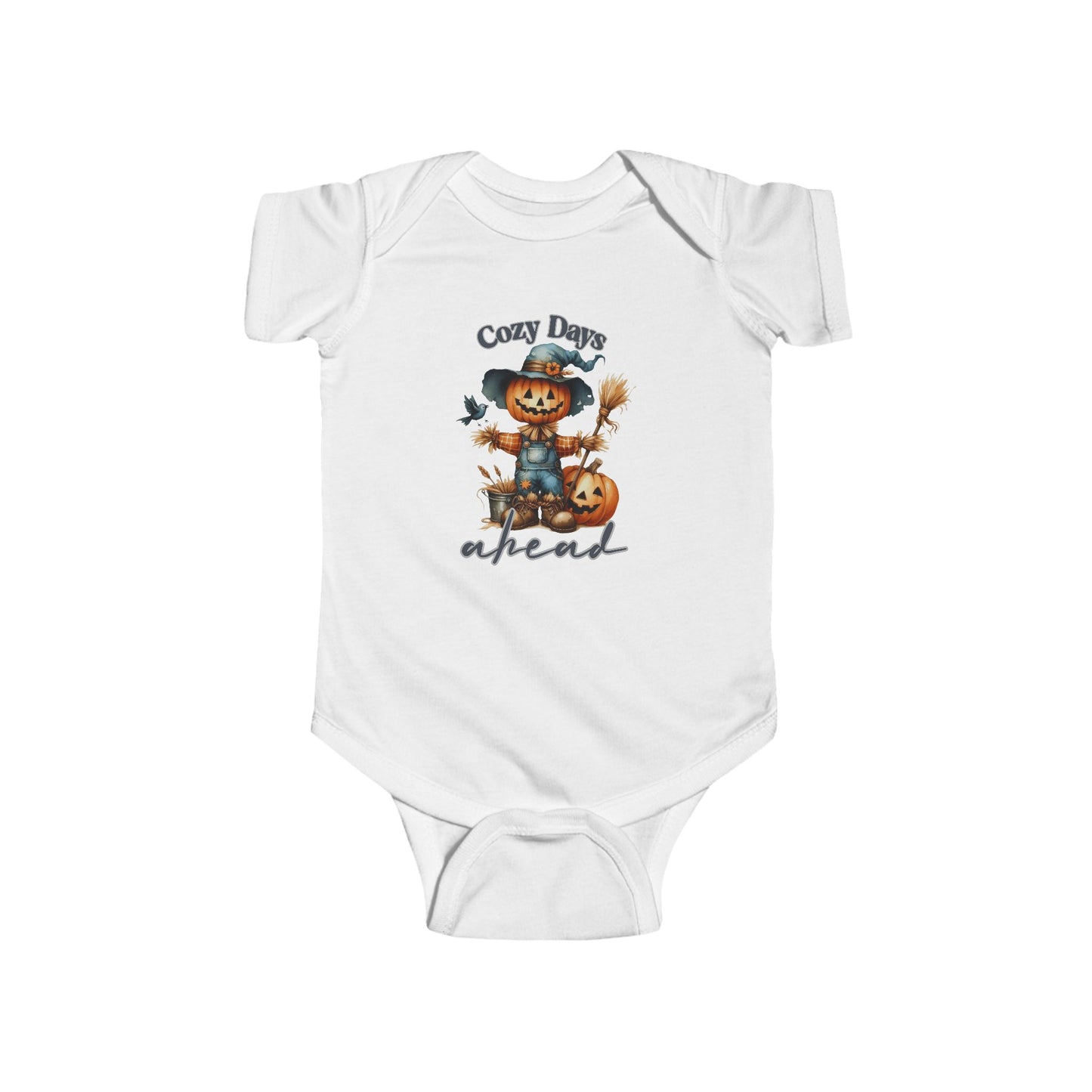 Cozy Days Ahead Infant Short Sleeve Onesie