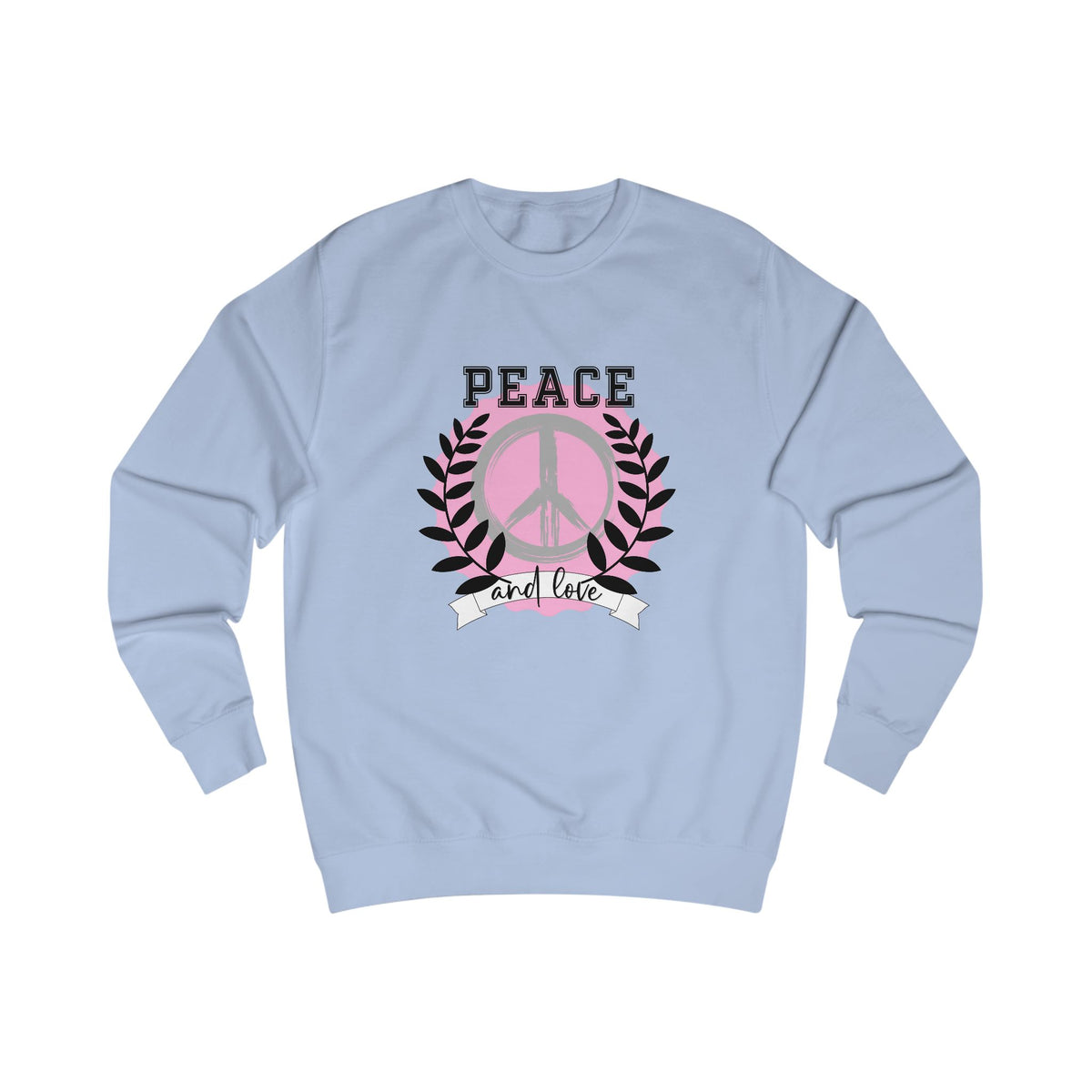 Peace And Love Crewneck Sweatshirt