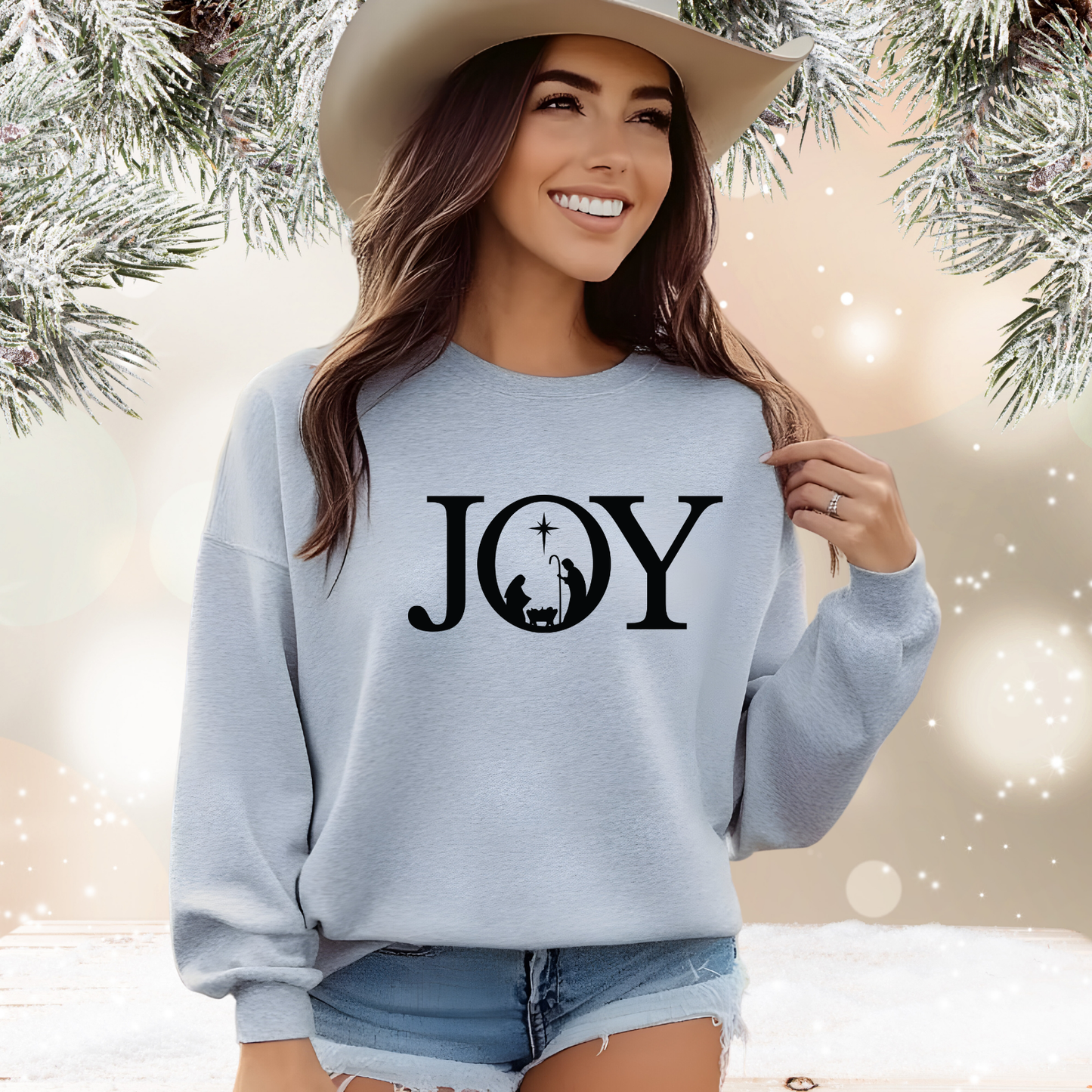 Christmas Joy Crewneck Sweatshirt