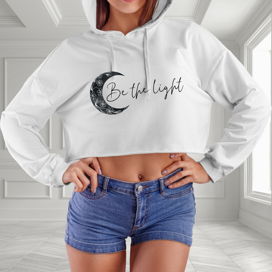 Be the Light Crop Hoodie