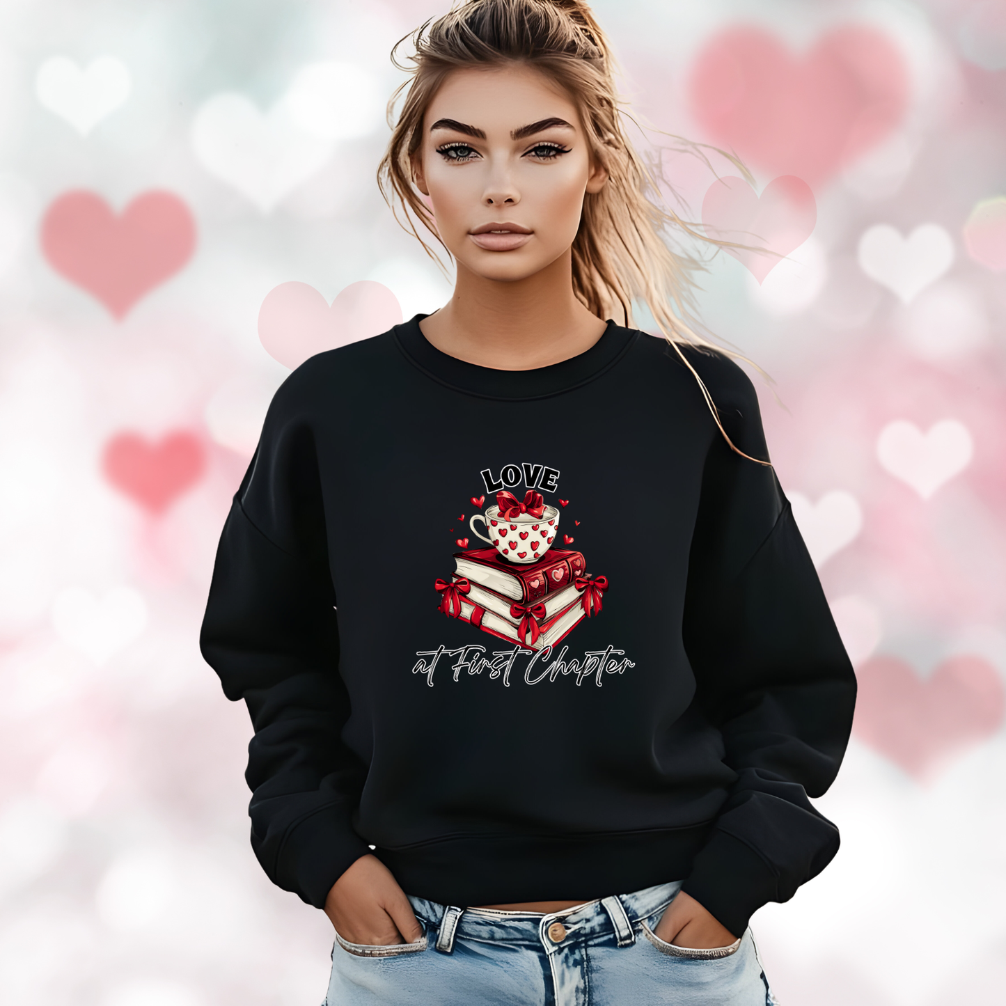 Love At First Chapter Crewneck Sweatshirt
