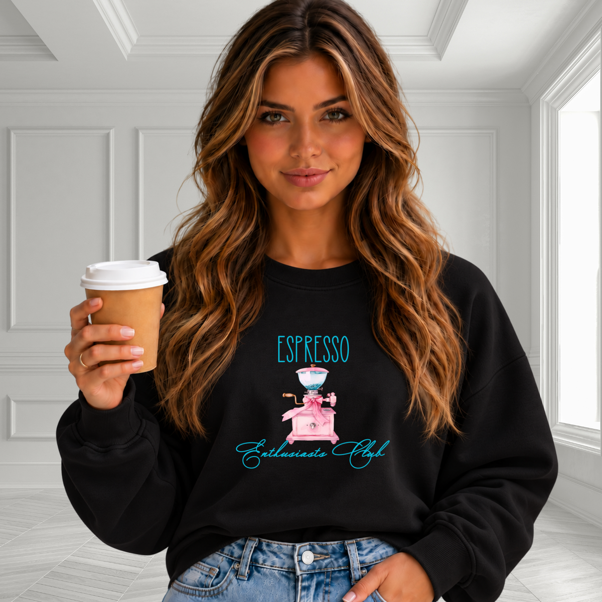 Espresso Enthusiasts Club Crewneck Sweatshirt