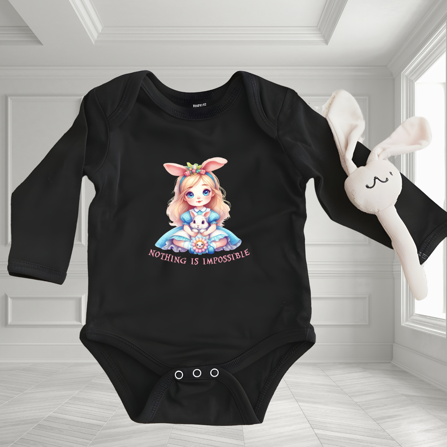 Nothing Is Impossible Infant Long Sleeve Onesie