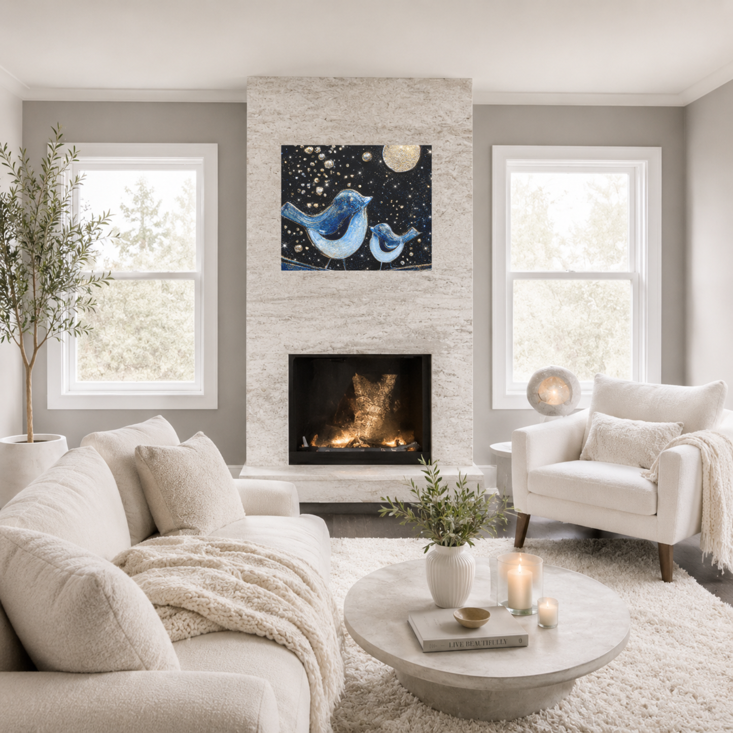 Love Takes Flight Canvas Wall Art