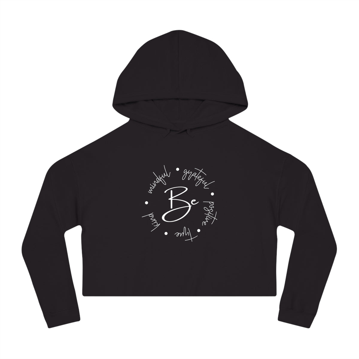 Be Kind, Grateful Crop Hoodie