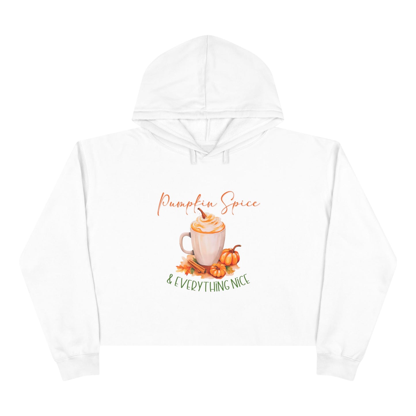 Pumpkin Spice & Everything Nice Crop Hoodie