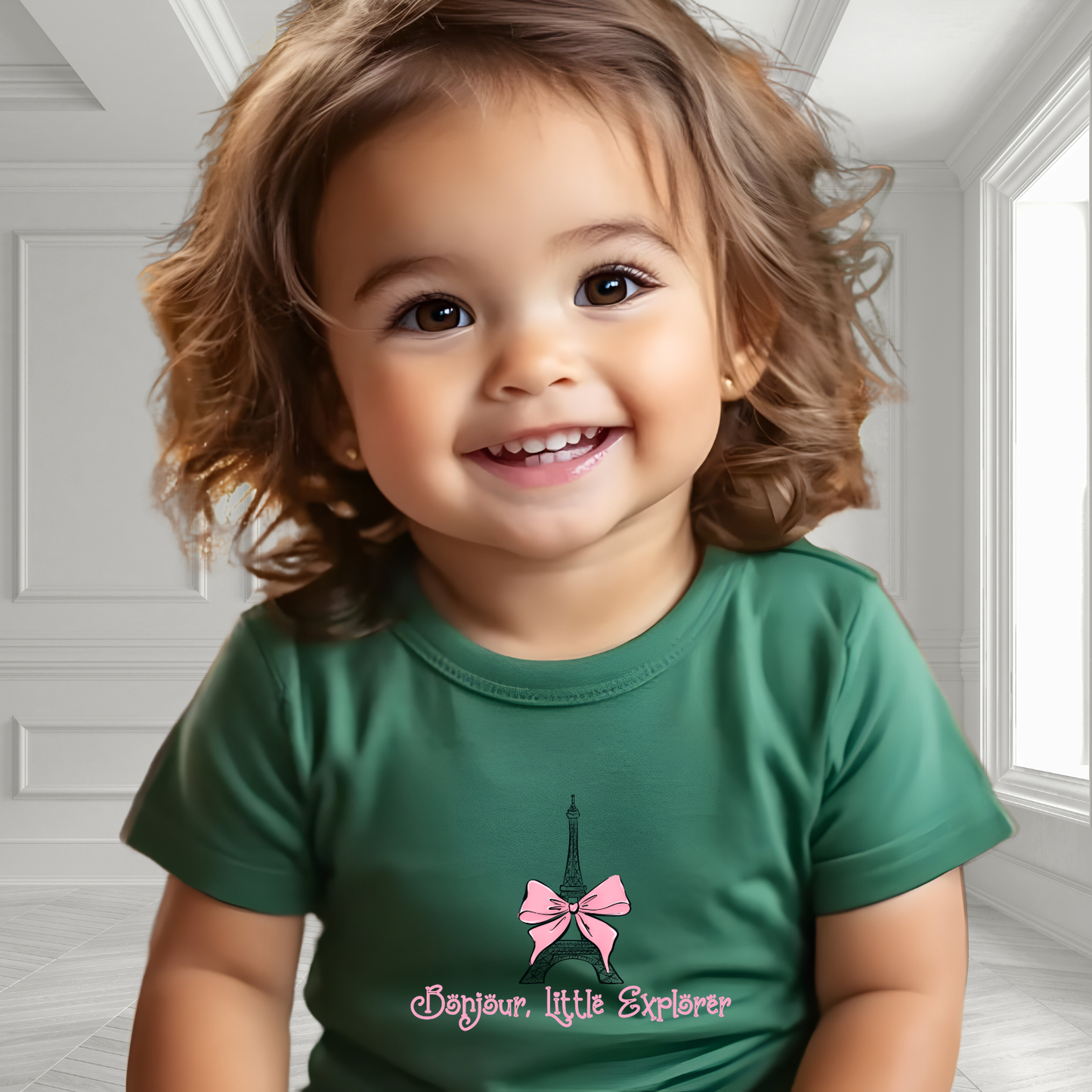 Bonjour, Little Explorer Toddler T-Shirt