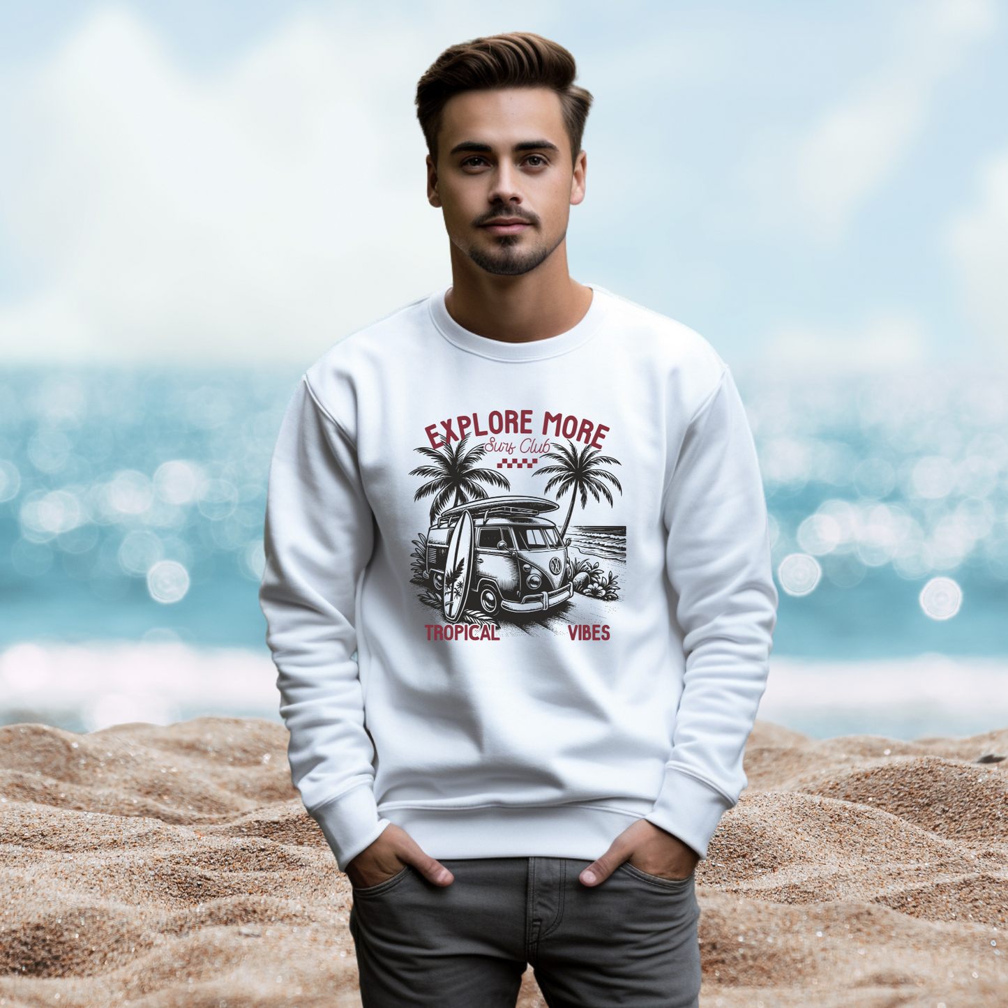 Explore More Crewneck Sweatshirt
