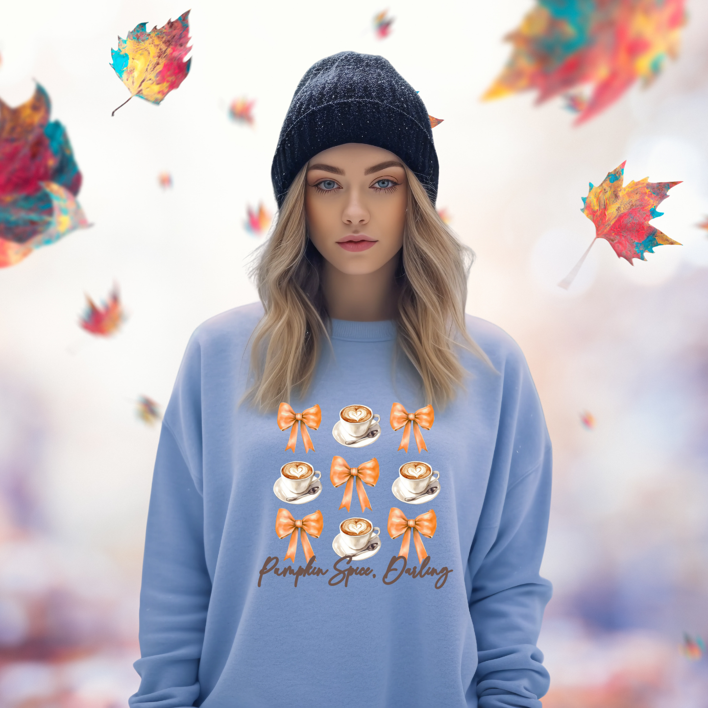 Pumpkin Spice, Darling Crewneck Sweatshirt